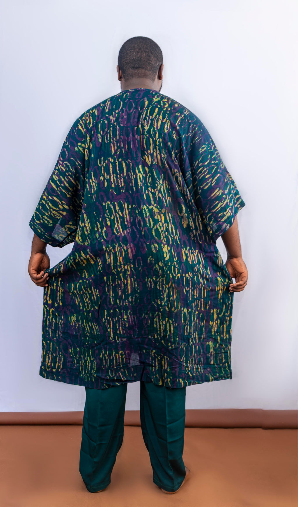 Men's Abstract Patterned African Tunic Shirt