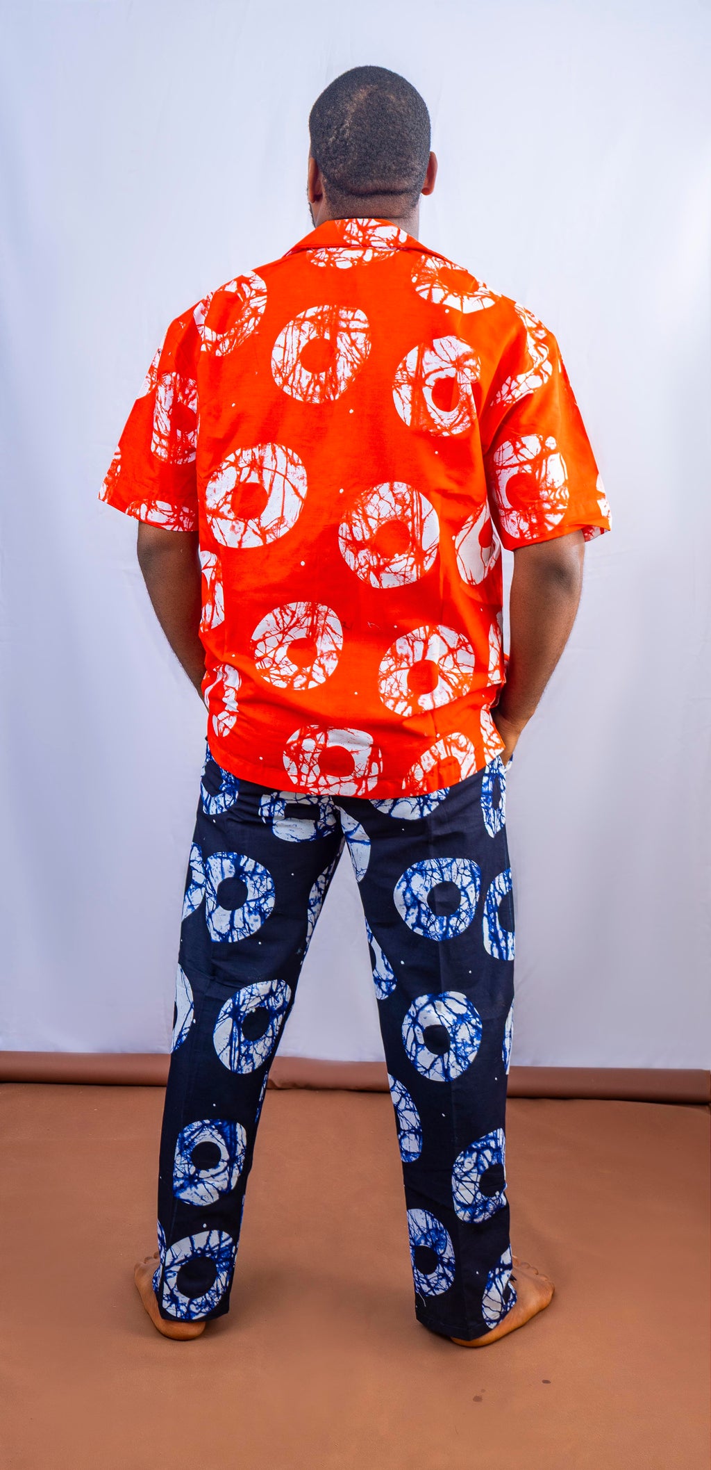 Vibrant African Print Men's Shirt & Pants Set
